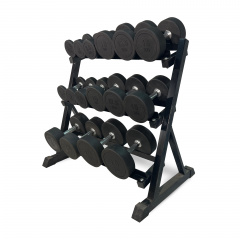 UnixFit DumRack Hexagon PRO (300 кг) из каталога стоек для гантелей в Тольятти по цене 24570 ₽