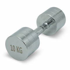 UnixFit PRO круглая 10 кг DBRND10PCE из каталога хромированных гантелей в Тольятти по цене 4170 ₽