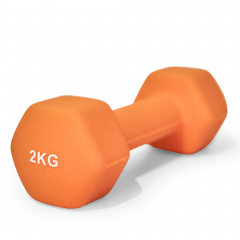 UnixFit 2 кг Orange DBNEO2OG из каталога неопреновых  гантелей в Тольятти по цене 940 ₽