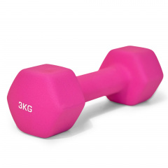 UnixFit 3 кг Pink DBNEO3PK из каталога неопреновых  гантелей в Тольятти по цене 1280 ₽