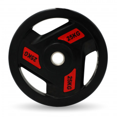 UnixFit PRO 25 кг, 51 мм DG25RUBPRD из каталога дисков для штанги с посадочным диаметром 50 мм. в Тольятти по цене 12890 ₽