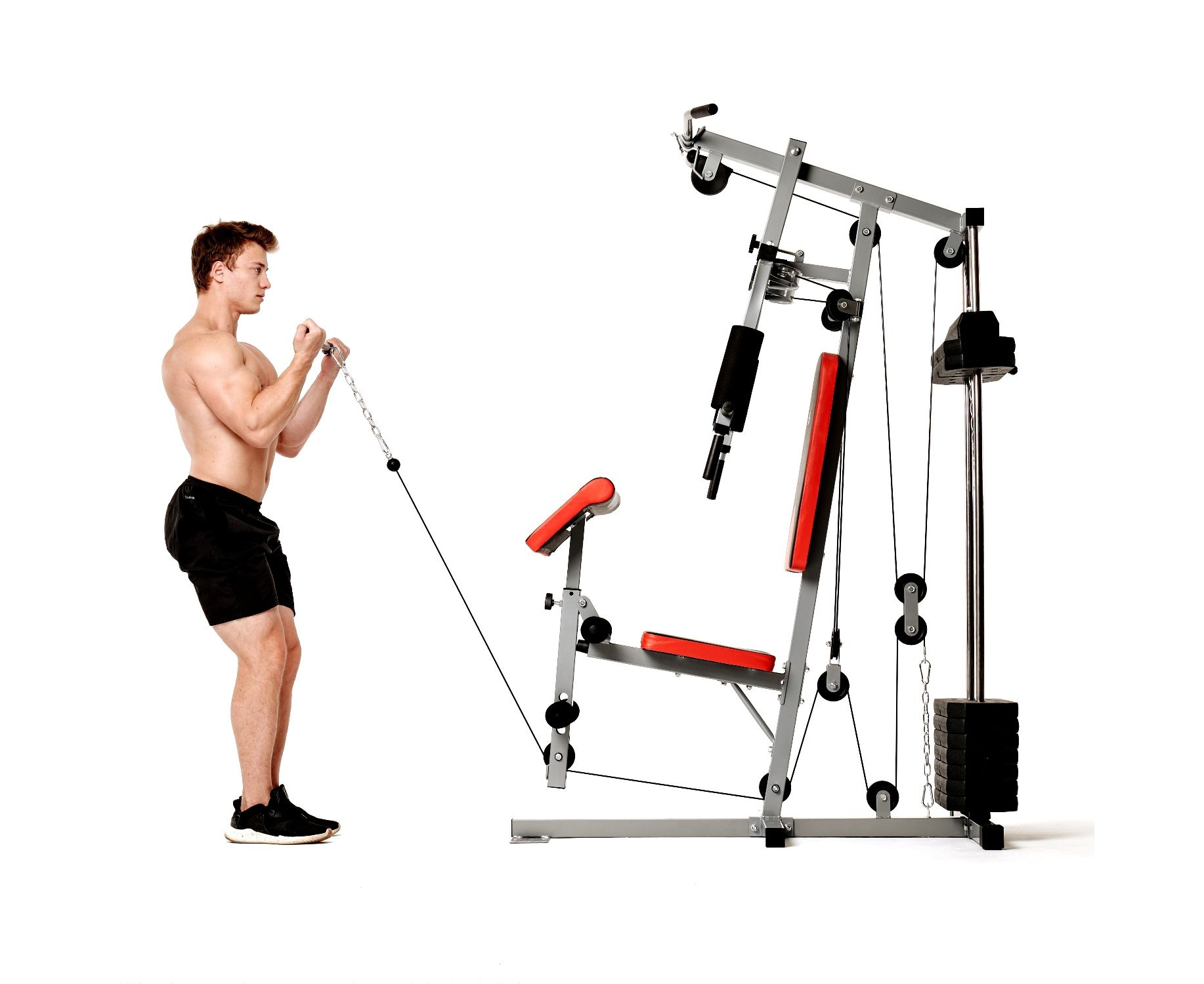 Мультистанция DFC HomeGym D7001-60 / стек 60 кг