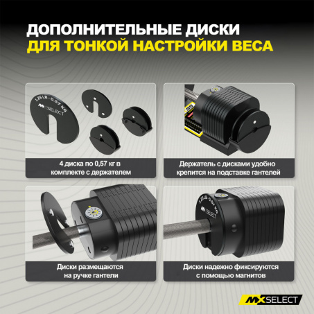 Рендер-3 для MX Select MX55 EVO, эргономичная прорезиненная рукоять, вес 4.9-25.3 кг, 1 шт