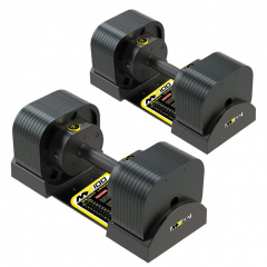 MX100 EVO, эргономичная прорезиненная рукоять, вес 5.9-45.4 кг, 2 шт ID185 в Тольятти по цене 89500 ₽ в категории разборные (наборные) гантели MX Select