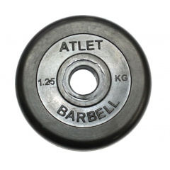 MB Barbell ATLET 1.25 кг из каталога дисков для штанги с посадочным диаметром 30 мм.  в Тольятти по цене 1020 ₽