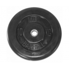 MB Barbell 10 кг металлическая втулка из каталога дисков для штанги с посадочным диаметром 30 мм.  в Тольятти по цене 4450 ₽