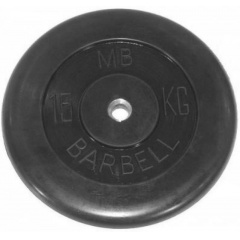 MB Barbell 15 кг металлическая втулка из каталога дисков для штанги с посадочным диаметром 30 мм.  в Тольятти по цене 6250 ₽