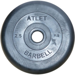 MB Barbell ATLET 2.5 кг из каталога дисков для штанги с посадочным диаметром 26 мм.  в Тольятти по цене 1280 ₽