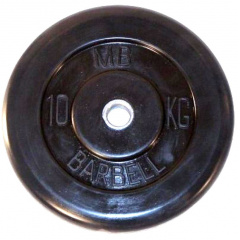 MB Barbell 10 кг металлическая втулка из каталога дисков для штанги с посадочным диаметром 26 мм.  в Тольятти по цене 4450 ₽