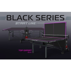 Start Line Top Expert Black из каталога теннисных столов для помещений в Тольятти по цене 55490 ₽