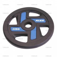 AeroFit Alex полиуретановый 50 мм - 20 кг из каталога утяжелителей для ног в Тольятти по цене 12903 ₽