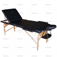 DFC Nirvana Relax Pro - черный из каталога складных массажных столов в Тольятти по цене 17000 ₽