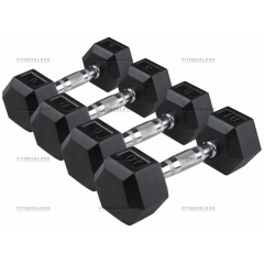 Protrain DB 6101 1-40 кг из каталога гантельных рядов в Тольятти по цене 266400 ₽