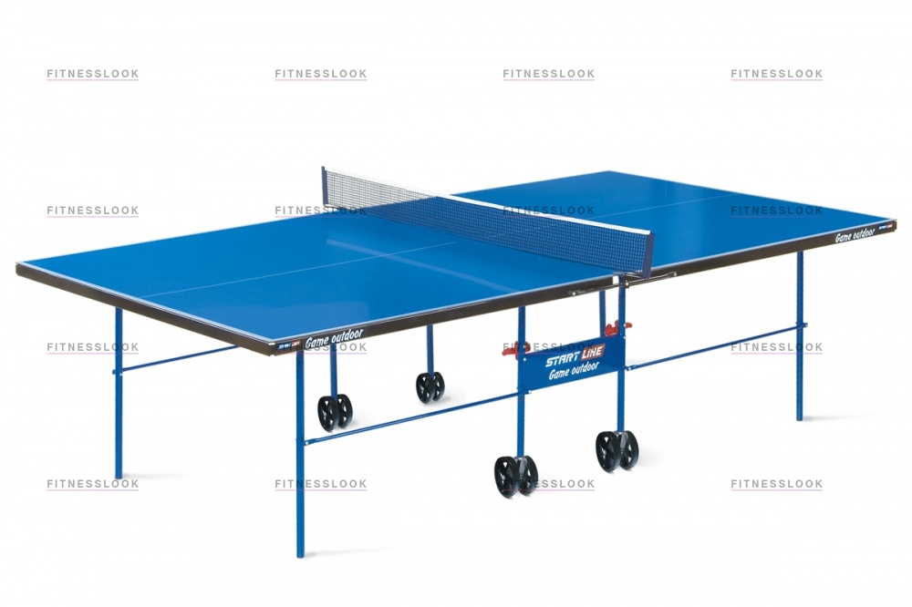 Start Line Game Outdoor с сеткой Синий из каталога теннисных столов в Тольятти по цене 33990 ₽