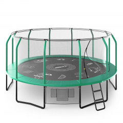 Unix Line Supreme Game 16FT / 488 см (Green) из каталога батутов в Тольятти по цене 62890 ₽