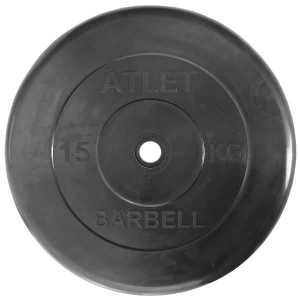 MB Barbell Atlet 51 мм - 15 кг из каталога дисков (блинов) для штанг и гантелей в Тольятти по цене 4999 ₽