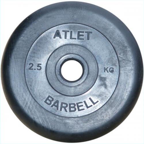MB Barbell Atlet 51 мм - 2.5 кг из каталога дисков (блинов) для штанг и гантелей в Тольятти по цене 956 ₽